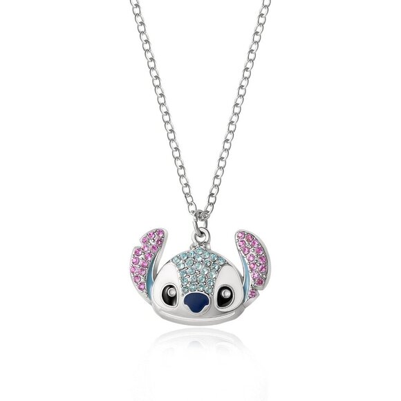Sparkling Stitch Pendant Necklace 16